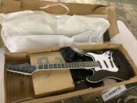 Beginner Electric Guitar Kit w/ Case, 10W Amp, Tremolo Bar - 39in