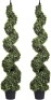 Wofair 5' Artificial Spiral Topiary Trees, 2 Pack
