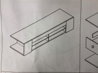 Tv Stand, E-Commerce Return, Sold as is