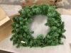 36" Pre-Lit Artificial Fir Christmas Wreath w/ LED Lights, Plug-In, PVC Tips - 3