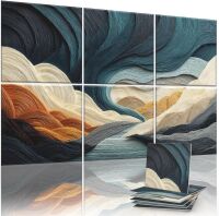 Decorative Acoustic Wall Panels, 72x48 Inch, 6 Pack