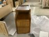 Fluted Narrow Nightstand