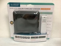 Wireless Color Forecast Station, Appears New, Sold as is