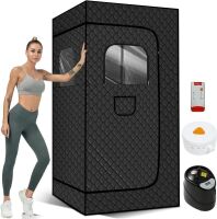 Portable Steam Sauna Tent with 3L 1200W Steamer