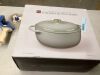 Cast-Iron Dutch Oven Kitchen Cookware w/ Enamel, Handles - 6qt - 2
