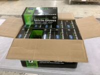 Case of Inspire Black Nitrile Exam Gloves