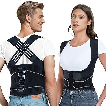 Back Brace Posture Corrector for Women and Men with Spine Vertical Alignment System, Lower Back Pain Relief, Back Straighter Instant Posture Corrector - Scoliosis