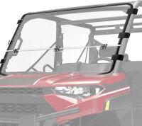 KEMIMOTO UTV 2-IN-1 Scratch Resistant Fold Down Windshield Compatible with Polaris Ranger XP 1000/ 1000 2017-2023