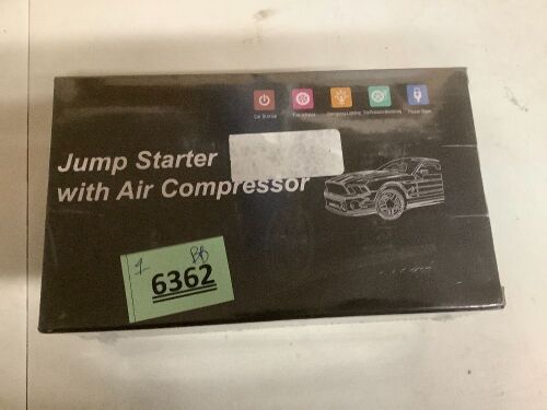 Portable Car Jump Starter with Air Compressor