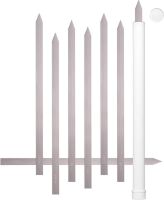 1" Wide Flat Skewers, Stainless Steel, No-Wood Handle, Koobideh Persian Kabob, Carrying Case, 8 Pc