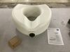 Raised Toilet Seat with Lock