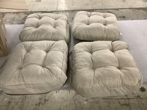 4 Pack Chair Cushions