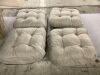 4 Pack Chair Cushions