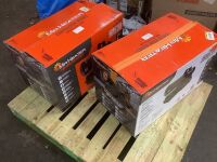 Lot of (2) Mr. Heater Contractor Series 80,000 BTU Black Forced Air Kerosene/Diesel Outdoor Space Heater with Thermostat