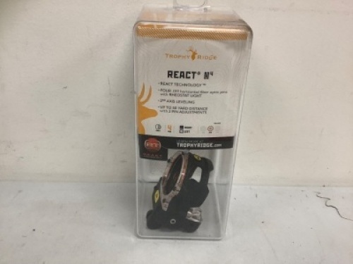 Trophy Ridge React Bow Sight, Appears New, Sold as is