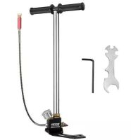VEVOR 4500PSI High Pressure Hand Pump 3 Stage Inflatable Chamber PCP Air Rifles Pump with 19.7 Hose