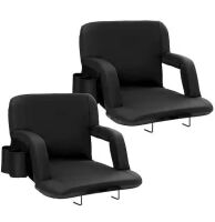 VEVOR Stadium Seat with Back Support, 2 Pack