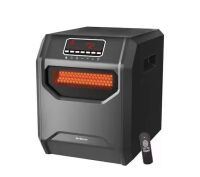 WeWarm Electric 6 Element Infrared Space Heater Black Plastic