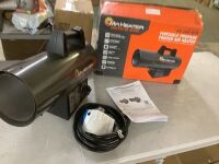 Mr. Heater Contractor Series 60,000 BTU Forced Air Propane Outdoor Space Heater with 10 ft. Hose and Regulator