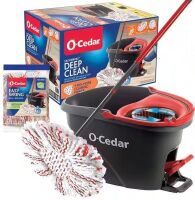 O-Cedar EasyWring Deep Clean Microfiber Spin Mop w/ Bucket System