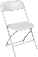 Set of 5 Indoor Outdoor Portable Stackable Lightweight Plastic Folding Chairs