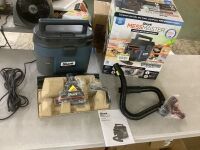 Shark MessMaster Portable 1 Gal. 7-Peak HP Corded Wet/Dry Vacuum with Self-Rinsing and AnyBag Technology in Navy