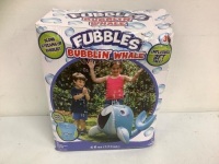 Fubbles Bubblin' Whale, Appears new, Sold as is