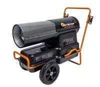 Mr. Heater Contractor Series 140,000 BTU Black Forced Air Kerosene/Diesel Outdoor Space Heater with Thermostat