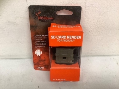 Wildgame Innovations SD Card Reader for Android, Appears new, Sold as is