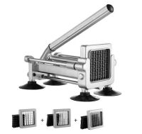 VEVOR French Fry Cutter, Potato Slicer with 1/2 in. 3/8 in. 1/4 in. Stainless Steel Blades