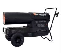 Mr. Heater 210,000 BTU Black Kerosene Forced Air Outdoor Space Heater with Wheels - Dented