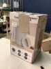 SAMEAT Heated Towel Warmers for Bathroom - Large Towel Warmer Bucket, Wood Handle, Auto Shut Off, Fits Up to Two 40"X70" Oversized Towels, White - 3