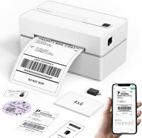Bluetooth Thermal Shipping Label Printer, 4x6 Portable Thermal Address Label Printer for Small Business, Compatible with iPhone,Android,Windows,Mac&ndash;Works with Ebay Shopify USPS&More