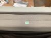 Folding Portable Gray Mattress Topper w/ Plush Foam - 4in - 3