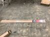 Set of 4 - Oak Hardwood 1-7/16 in. x 72 in. Carpet Trim Transition Strip - 2