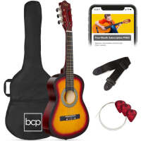 Kids Acoustic Guitar Beginner Starter Kit w/ Carrying Case - 30in