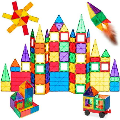 Kids Magnetic Tiles Set Construction