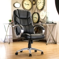 Ergonomic PU Leather High Back Office Chair
