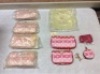 Lot of (5) Pink/Red Crossbody, Clutch and Coin Purse Sets &nbsp;
