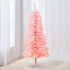 4ft Prelit Colored Christmas Tree, Artificial Tree Holiday Decor w/ LED Lights