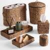 6-Piece Water Hyacinth Bathroom Set