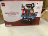 Pretend Play Kid's Workbench, Child's Construction Toy Set w/ 150 Accessories, Electric Drill - 2