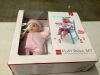 12.5in Realistic Baby Doll with Soft Body, Highchair, Potty, Pacifier, Bottle, 9 Accessories - 2