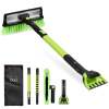 39" Extendable Snow Brush with Squeegee and Ice Scraper