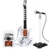 Kids Electric Musical Guitar Toy Play Set w/ 6 Demo Songs, Whammy Bar, Microphone, Amp, AUX