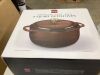 Cast-Iron Dutch Oven Kitchen Cookware w/ Enamel, Handles - 6qt - 2