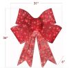 Pre-Lit Large Christmas Bow - 2