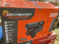 Mr. Heater Contractor Series 140,000 BTU Black Forced Air Kerosene/Diesel Outdoor Space Heater with Thermostat