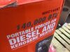 Mr. Heater Contractor Series 140,000 BTU Black Forced Air Kerosene/Diesel Outdoor Space Heater with Thermostat - 2