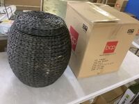 Multipurpose Hyacinth Storage Tote Basket